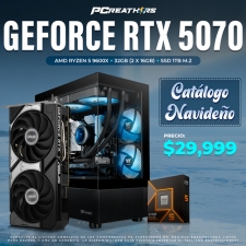 PCRA820 - Equipo AMD Ryzen 5 9600X + 32GB - 2 x 16GB + GeForce RTX 5070