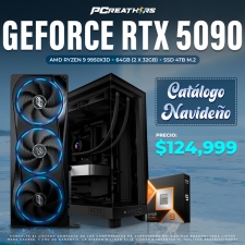 PCRA832 - Equipo AMD Ryzen 9 9950X3D + 64GB - 2 x 32GB + GeForce RTX 5090