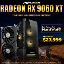 PCRA877 - Equipo AMD Ryzen 5 9600X + 32GB - 2 x 16GB + Radeon RX 9060 XT