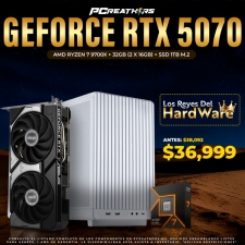 PCRA881 - Equipo AMD Ryzen 7 9700X + 32GB - 2 x 16GB + GeForce RTX 5070
