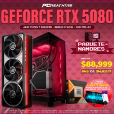 PCRA929 - Equipo AMD Ryzen 7 9800X3D + 32GB(2 x 16GB) + GeForce RTX 5080