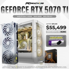 PCRA933 - EQUIPO AMD Ryzen 7 9700X + RAM 48GB + GeForce RTX 5070 Ti