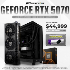 PCRA936 - Equipo AMD Ryzen 7 9700X + 32GB (2 x 16GB) + GeForce RTX 5070
