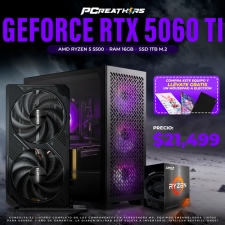 PCRA966 - Equipo AMD Ryzen 5 5500 + 16GB RAM + GeForce RTX 5060 Ti