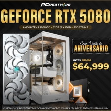 PCRB003 - Equipo AMD Ryzen 9 9900X3D + 32GB - 2 x 16GB + GeForce RTX 5080