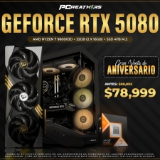 PCRB007 - Equipo AMD Ryzen 7 9800X3D + 32GB - 2 x 16GB + GeForce RTX 5080