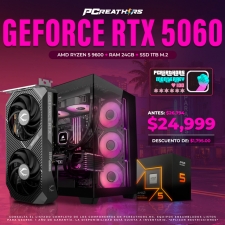 PCRB042 - EQUIPO AMD Ryzen 5 9600 + 24GB RAM (1X24GB) + NVIDIA GeForce RTX 5060