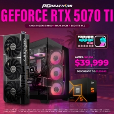 PCRB056 - EQUIPO AMD Ryzen 5 9600 + RAM 24GB + GeForce RTX 5070 Ti