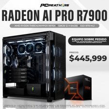 PCRB126 - EQUIPO AMD Ryzen Threadripper 9970X + 128GB (2x64GB) + Radeon AI PRO R7900 *SOBRE PEDIDO*