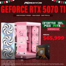 PCRB130 - Equipo AMD Ryzen 7 9700X + RAM 32GB + GeForce RTX 5070 Ti