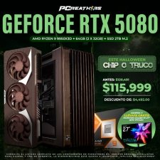 PCRB155 - Equipo AMD Ryzen 9 9950X3D + 64GB (2x32GB) + GEFORCE RTX 5080