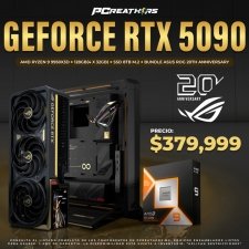 PCRB174 - EQUIPO AMD Ryzen 9 9950X3D + 128GB (4x32GB) + GeForce RTX 5090 (ASUS ROG 20th Anniversary)