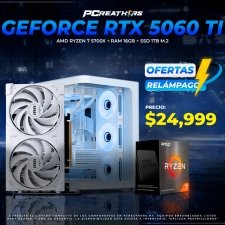 PCRB182 - EQUIPO AMD Ryzen 7 5700X + RAM 16GB + GeForce RTX 5060 Ti (OFERTAS RELÁMPAGO)