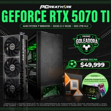 PF019 - Equipo AMD Ryzen 7 9850X3D + 32GB - 2 x 16GB + GeForce RTX 5070 Ti