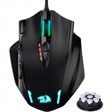 Mouse Redragon Impact, Alámbrico + DPI 100-12,400, M908