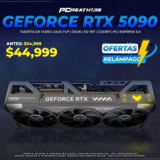 Tarjeta de Video ASUS NVIDIA GeForce RTX 5090 TUF Gaming, 32GB 512-bit GDDR7, PCI Express 5.0 - OFERTA RELÁMPAGO