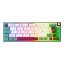 RK Royal Kludge RKR65GR 60% RGB retroiluminado teclado mecánico color Greensand