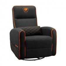 Cougar Sofá Gamer FIDOM, hasta 150Kg, Negro/Naranja