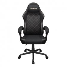 Cougar Silla Gamer Ergonómica FUSION EX GOLD F, hasta 120kg, Negro/Oro