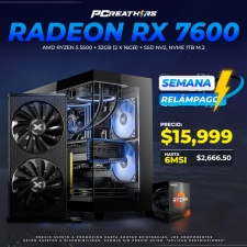 SRPCR09 - EQUIPO AMD Ryzen 5 5500 + 32GB - 2 x 16GB + Radeon RX 7600