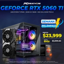 SRPCR11 - EQUIPO AMD Ryzen 7 5700X + 32GB - 2 x 16GB + GeForce RTX 5060 Ti