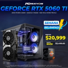 SRPCR12 - EQUIPO AMD Ryzen 5 5500 + 32GB - 2 x 16GB + GeForce RTX 5060 Ti