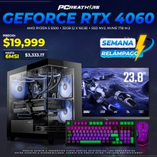 SRPCR13 - EQUIPO AMD Ryzen 5 5500 + 32GB - 2 x 16GB + GeForce RTX 4060