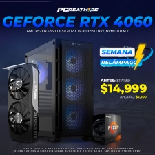 SRPCR16 - EQUIPO AMD Ryzen 5 5500 + 32GB - 2 x 16GB + GeForce RTX 4060 