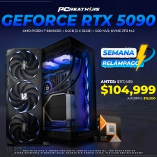 SRPCR20 - EQUIPO AMD Ryzen 7 9800X3D + 64GB (2 x 32GB) + GeForce RTX 5090