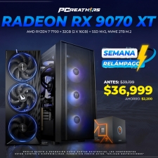 SRPCR24 - EQUIPO AMD Ryzen 7 7700 + 32GB (2 x 16GB) + Radeon RX 9070 XT