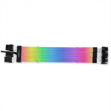 Lian Li Strimer Plus V2 Triple 8 Pines (PW12-PV2) - Cable de alimentación VGA RGB direccionable (no Incluye Driver) - para Conector GPU Triple de 8 Pines, PW12-PV2 Negro