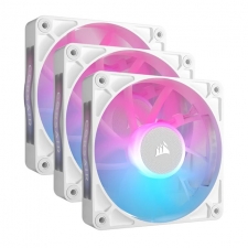 Ventilador Corsair iCUE LINK RX120 RGB, 3x 120mm, 2100RPM, RGB, Blanco