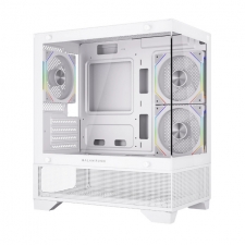 Gabinete Balam Rush Tank Perform 3200, Mini-Tower, Micro-ATX/Mini-ITX, USB 2.0/3.0, sin Fuente, 3 Ventiladores Instalados, Blanco