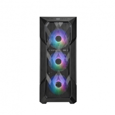 Gabinete Cooler Master MasterBox TD500 Mesh V2 con Ventana Midi-Tower, ATX/EATX/Micro-ATX/Mini-ITX/SSI CEB, USB 3.0, sin Fuente, 3 Ventiladores ARGB Instalados, Negro