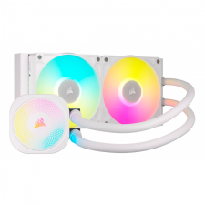Corsair iCUE LINK TITAN 240 RX RGB Enfriamiento Líquido para CPU, 2x 120mm, hasta 2100RPM, Blanco
