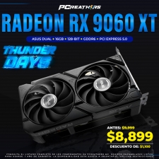 TUD013 - Tarjeta de Video ASUS AMD Radeon RX 9060 XT DUAL, 16GB 128-bit GDDR6, PCI Express 5.0