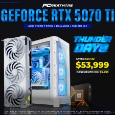 TUD023 - EQUIPO AMD Ryzen 7 9700X + RAM 48GB + GeForce RTX 5070 Ti