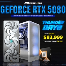 TUD037 - EQUIPO AMD Ryzen 9 9950X3D + 64GB (2 x 32GB) + GeForce RTX 5080