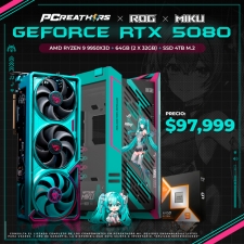 USR012 - Equipo AMD Ryzen 9 9950X3D + 64GB - 2 x 32GB + GeForce RTX 5080 (Hatsune Miku Edition)