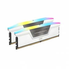 Kit Memoria RAM Corsair Vengeance RGB DDR5, 5200MHz, 64GB (2 x 32GB), CL40, XMP, Blanco