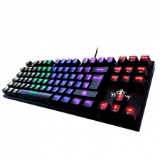 TECLADO GAMING YEYIAN YAT1806 RGB SPARK SERIE 2000 SWITCH ROJO